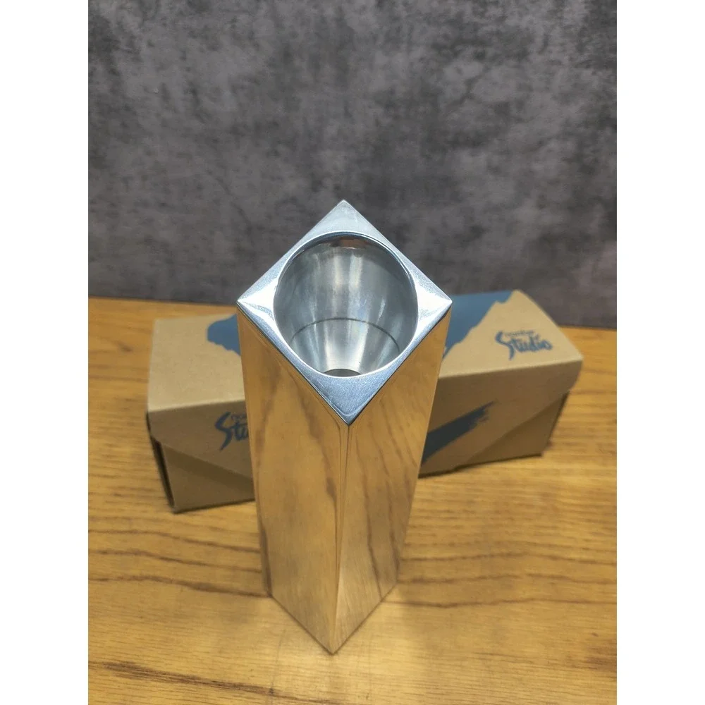 Vintage Nambe Studio Candle Holders 1994 - #6114 -‎ 8